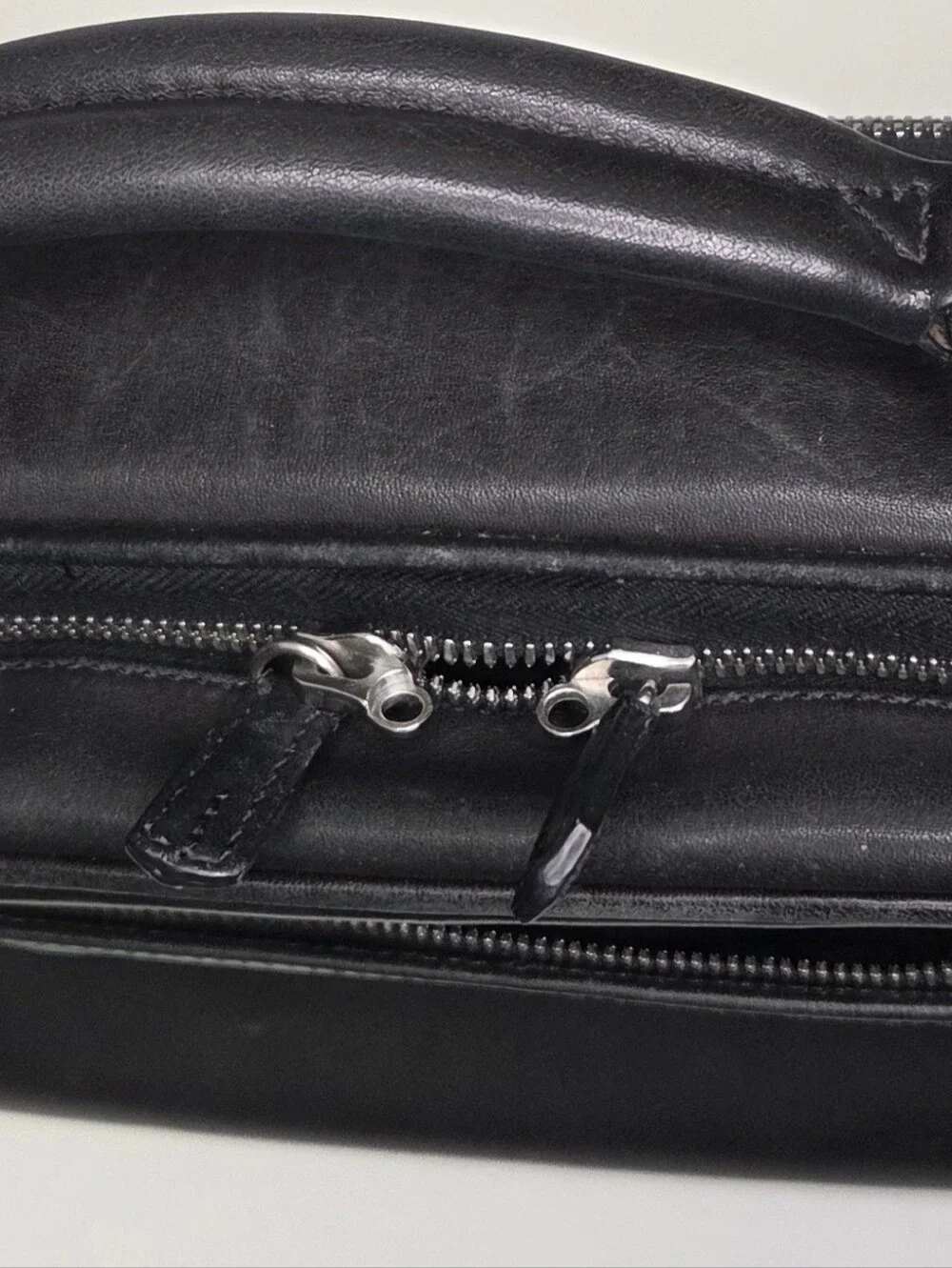 Coach Black Leather Laptop Bag Brief Case